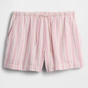 NEW! GAP 4" High Rise Pull-On Linen-Blend Shorts | Women’s Size Small | NWT